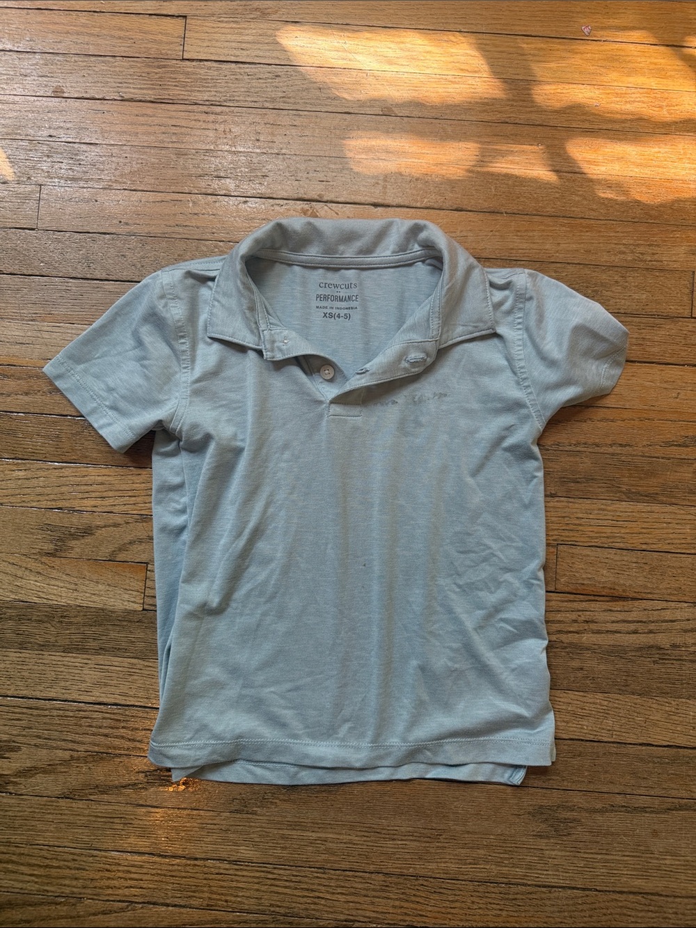 Crewcuts Light Blue Performance Polo Shirt